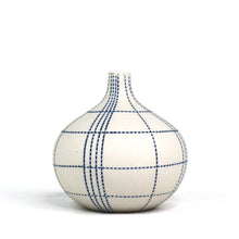 Load image into Gallery viewer, Argo Vase Ceramics Living Green Decor MEDIUM Plaid
