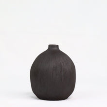 Load image into Gallery viewer, Cucumis Vase Ceramics Living Green Decor Black SMALL