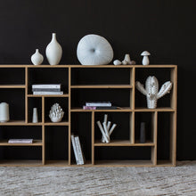 Load image into Gallery viewer, Mollusc Vase Pinstripe Ceramics Living Green Decor