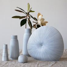 Load image into Gallery viewer, Mollusc Vase Pinstripe Ceramics Living Green Decor