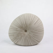 Load image into Gallery viewer, Mollusc Vase Pinstripe Ceramics Living Green Decor SMALL Brown