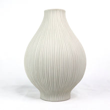 Load image into Gallery viewer, Nautilus Vase Ceramics Living Green Decor MEDIUM White