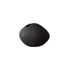 Load image into Gallery viewer, Pebble Charcoal Ceramics Living Green Decor MINI Black
