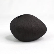 Load image into Gallery viewer, Pebble Charcoal Ceramics Living Green Decor SMALL Black