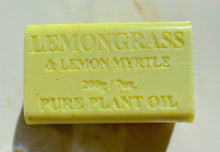 Load image into Gallery viewer, Plant Oil Luxury Fragrance Soaps Box of 4 Soap Living Green Decor Lemongrass Myrtle 4 Soap Bars