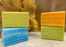 Load image into Gallery viewer, Plant Oil Luxury Fragrance Soaps Box of 4 Soap Living Green Decor Variety Pack 4 Soap Bars