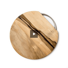 Load image into Gallery viewer, Round Cheese Board Large Wooden items Living Green Decor