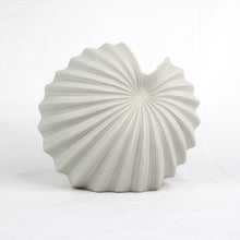 Load image into Gallery viewer, Spiral Vase Chalk Etch Ceramics Living Green Decor MEDIUM