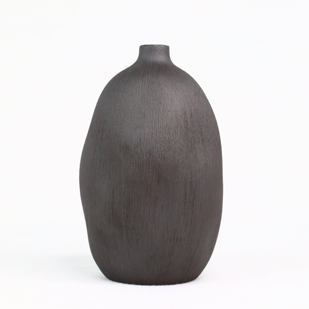 Cucumis Vase Ceramics Living Green Decor Black MEDIUM 