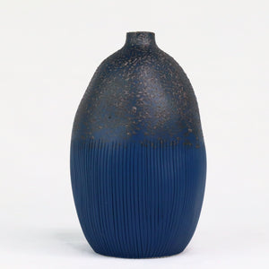 Cucumis Vase Ceramics Living Green Decor Blue Speckle MEDIUM 