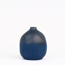 Load image into Gallery viewer, Cucumis Vase Ceramics Living Green Decor Blue Speckle SMALL 
