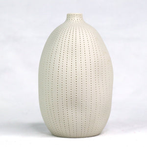 Cucumis Vase Ceramics Living Green Decor White MEDIUM 