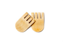 Load image into Gallery viewer, Huon Hands Salad Servers Wooden items Living Green Decor 
