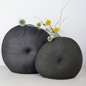 Mollusc Vase Monochrome Ceramics Living Green Decor 