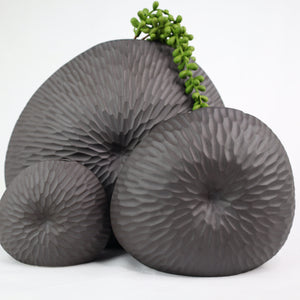 Mollusc Vase Ripple Ceramics Living Green Decor 