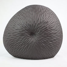 Load image into Gallery viewer, Mollusc Vase Ripple Ceramics Living Green Decor LARGE Black 
