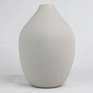 Myrtea Vase Ceramics Living Green Decor White 