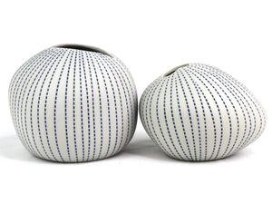 Pebble Chalk Pinstripe Ceramics Living Green Decor 