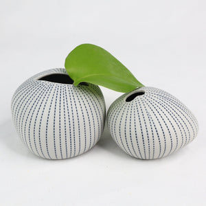 Pebble Chalk Pinstripe Ceramics Living Green Decor 