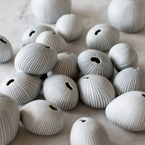 Pebble Pinstripe Ceramics Living Green Decor 