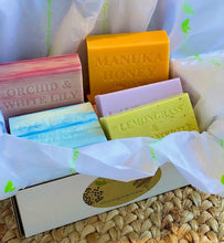 Load image into Gallery viewer, Plant Oil Luxury Fragrance Soaps Box of 8 Soap Living Green Decor Variety Box 8 Plant Oil Soaps 
