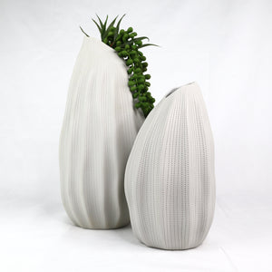 Pod Vase Ceramics Living Green Decor 