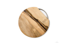 Load image into Gallery viewer, Round Cheese Board Large Wooden items Living Green Decor Sassafras 

