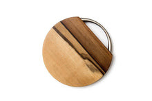 Load image into Gallery viewer, Round Cheese Board Small Wooden items Living Green Decor Sassafras 
