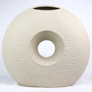Sand Urchin Vases Ceramics Living Green Decor LARGE Cream 