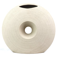 Load image into Gallery viewer, Sea Urchin Vases Ceramics Living Green Decor MEDIUM Cream 
