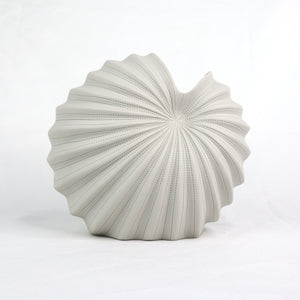 Spiral Vase Chalk Etch Ceramics Living Green Decor MEDIUM 