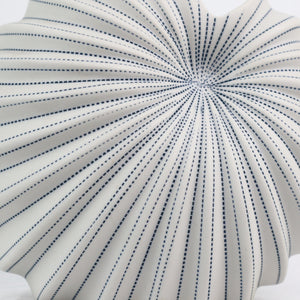 Spiral Vase Pinstripe Ceramics Living Green Decor 