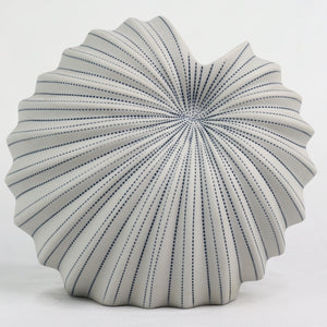 Spiral Vase Pinstripe Ceramics Living Green Decor MEDIUM 