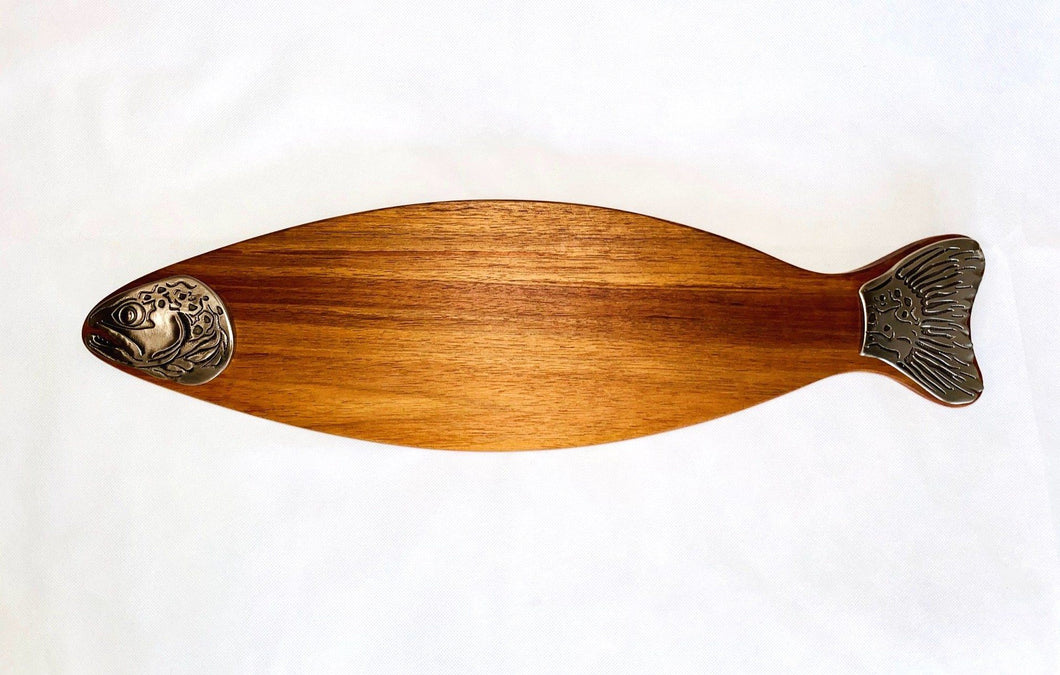 Trout Platter Wooden items Living Green Decor Blackwood 