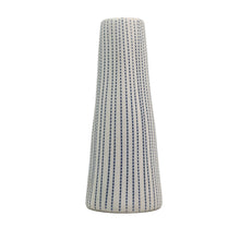 Load image into Gallery viewer, Tube Vase Ceramics Living Green Decor SMALL Stripe 
