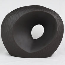Load image into Gallery viewer, Vortex Vase Ceramics Living Green Decor SHORT Black 
